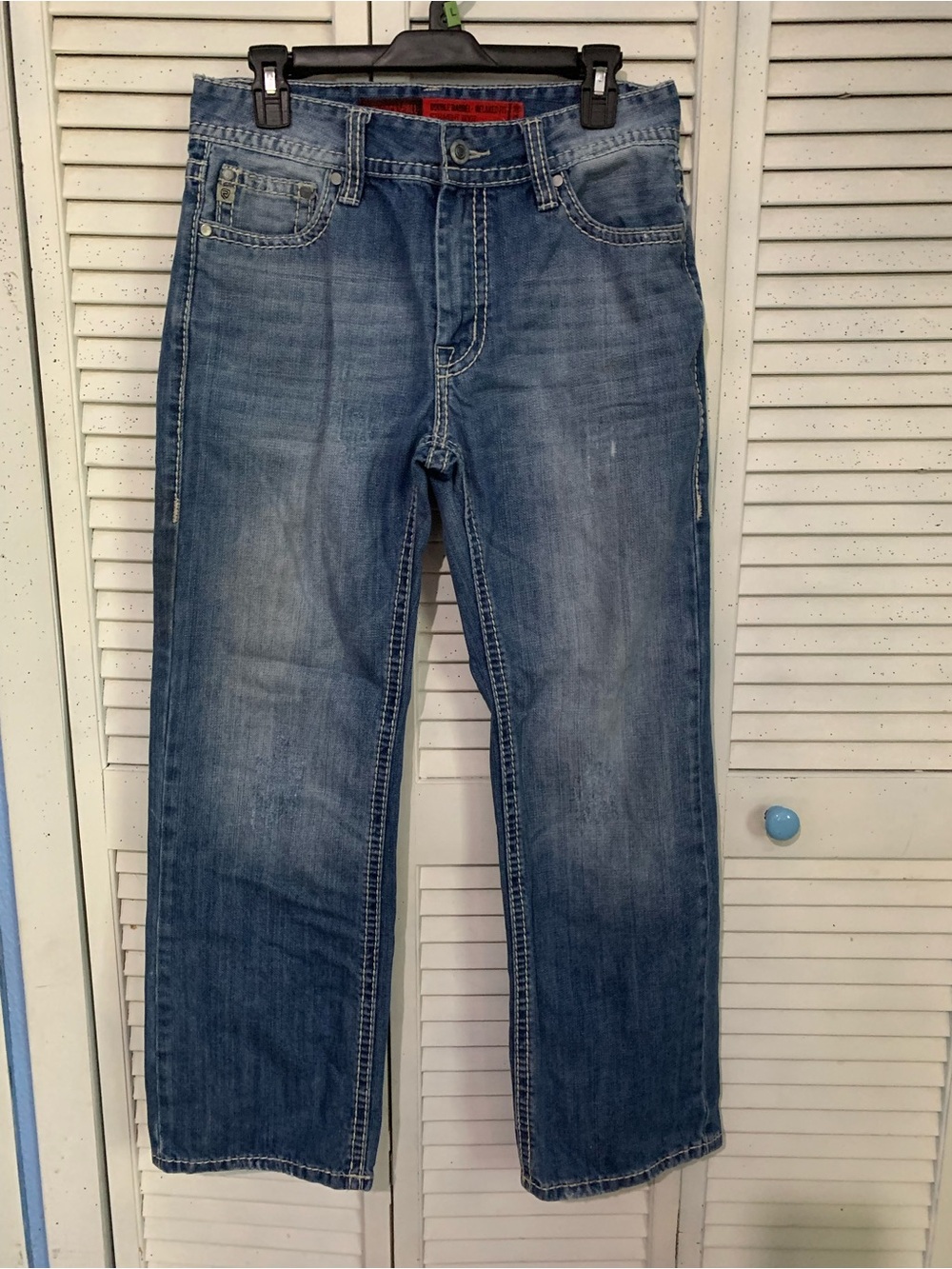 Rock & Roll Cowboy Double Barrel Straight Boot Cut Jeans
